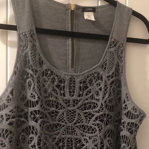 J. Crew Gray Sleeveless Top - Gorgeous